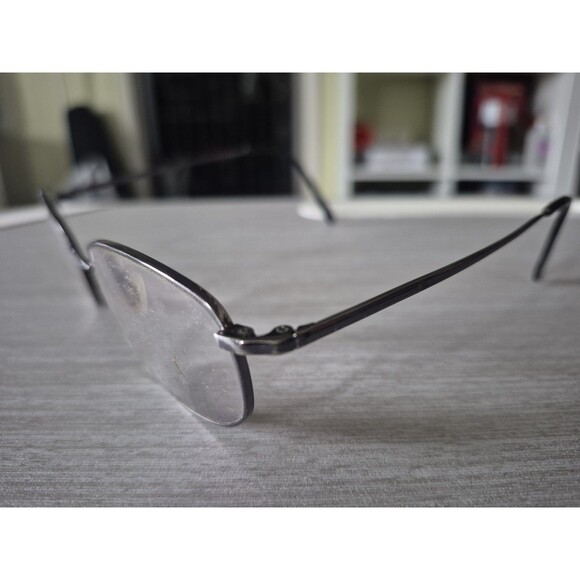 Eyeglasses Frame 2500A-033 Dk Pewter Women\'s Silver Metal Full Rim 54□18-145 [3] main image 4